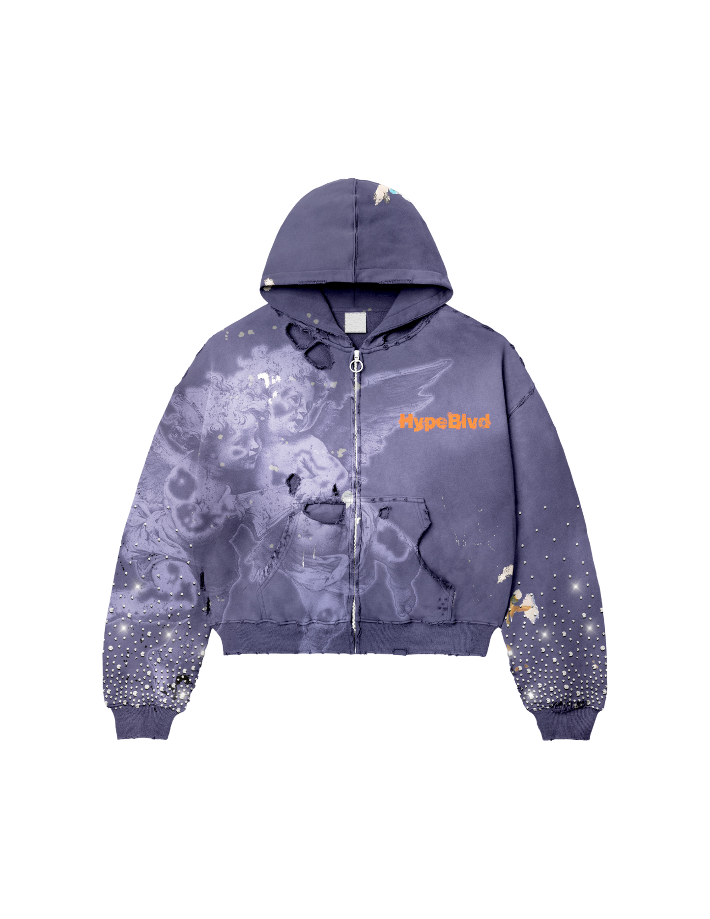 "CELESTIA PURPLE" ZIP UP