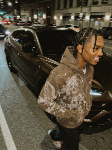 "CELESTIA BROWN" ZIP UP