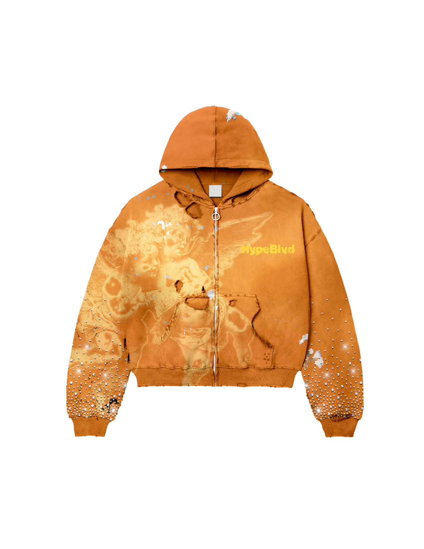 "CELESTIA ORANGE" ZIP UP