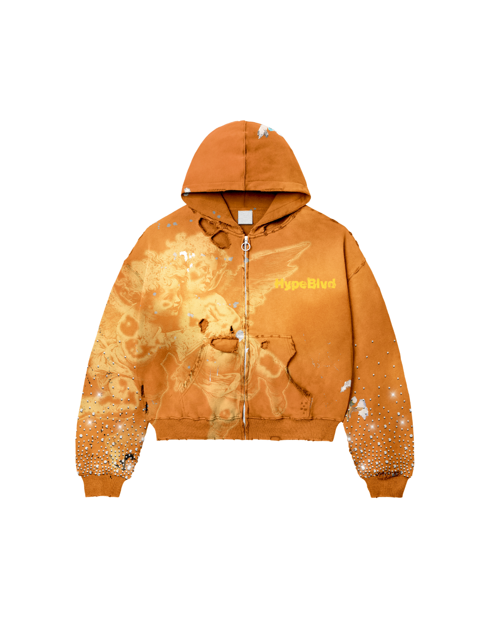 "CELESTIA ORANGE" ZIP UP