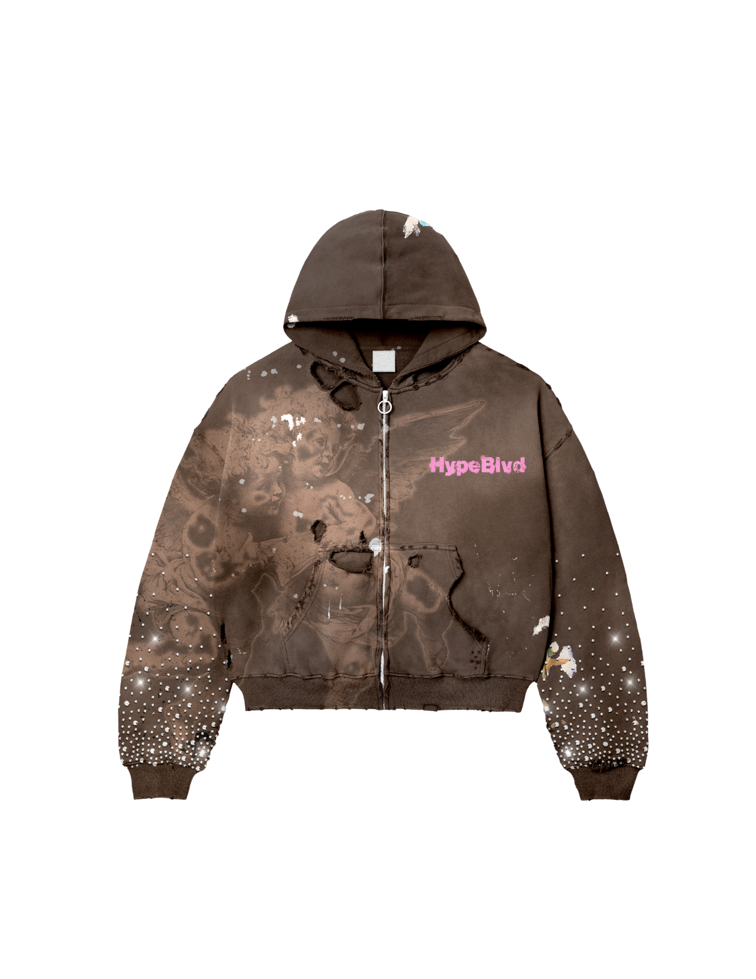 "CELESTIA BROWN" ZIP UP